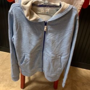 NWT Crewcuts Navy Full Zip Hoodie French Terry Sweatshirt Size XL